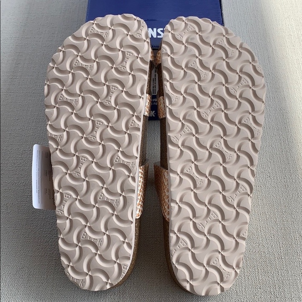 BIRKENSTOCK MAYARI LEATHER Mermaid Cream Snake - Picture 6 of 9
